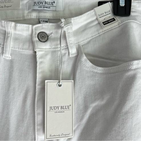 Judy Blue NWT  High waist Bootcut jeans in white size 14W JB 82279