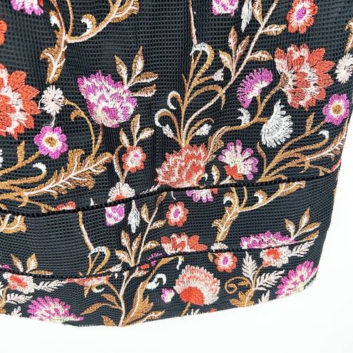 White House | Black Market  WHBM Womens Embroidered Floral Sheath Dress Size 8