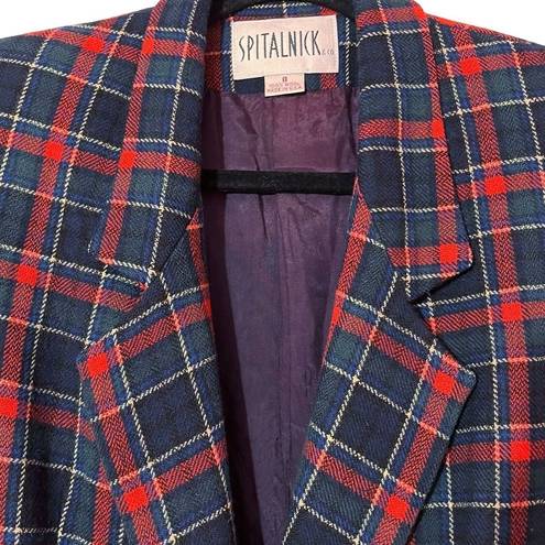 Krass&co Vintage Spitalnick and . plaid wool blazer women 8 classic academia preppy USA