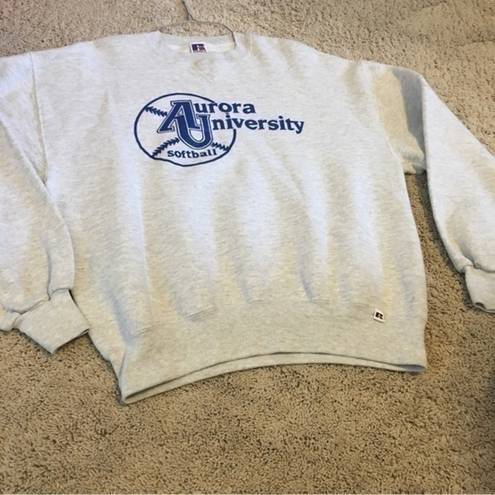 Russell Athletic Aurora University Softball sweatshirt size large from the 90’s