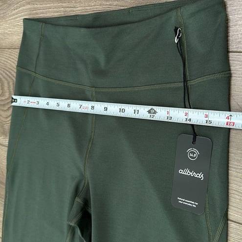 Allbirds  Natural Leggings Pine Green Mid Rise  Compressive Size Large