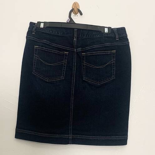 J.Jill  dark blue denim skirt size 6