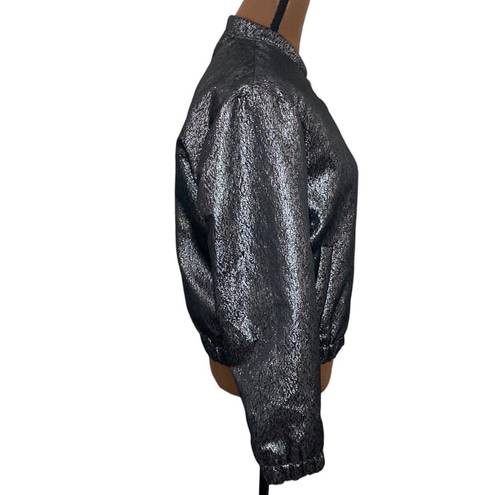 Paige Rosie Huntington-Whiteley x  Kimi metallic oversized brocade puffer bomber