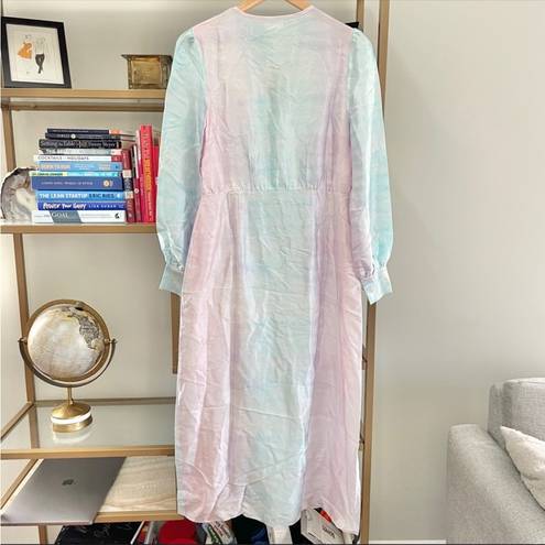 Hill House NWOT  Tati Tye Dye Silk Duster Robe