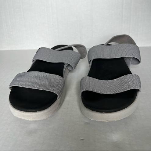 Keen Strap Sport Sandals - Elle Backstrap gray black size 9