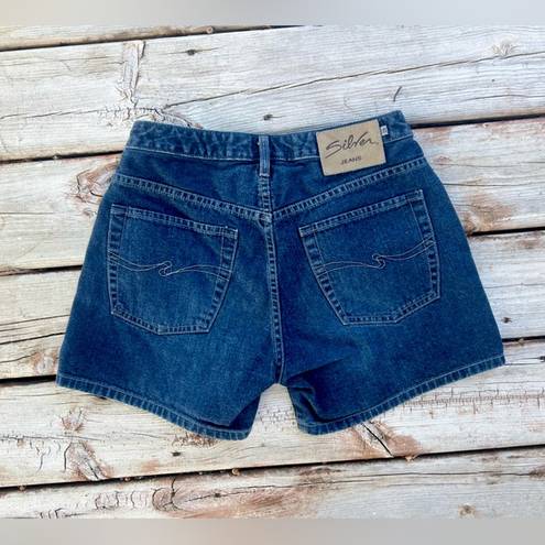 Silver Jeans SILVER Dark Wash Y2K Denim Shorts Size 29