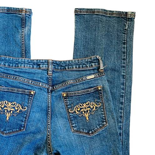  LawMan  Women’s Sz 28 VTG 90’s Western Embroidered Straight Leg Denim Jeans