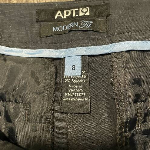 Apt. 9  Modern Fit Women’s Crop Pant Size 8 Stretch Casual Slacks Office Career