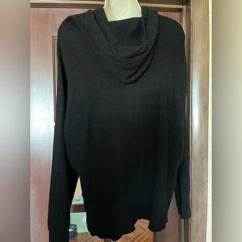 RD Style Ladies Large Black Hoodie Pullover