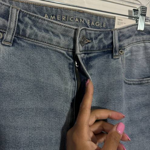 American Eagle NWT  Stretch Mom Straight High Waist Jeans 3455 Size 16