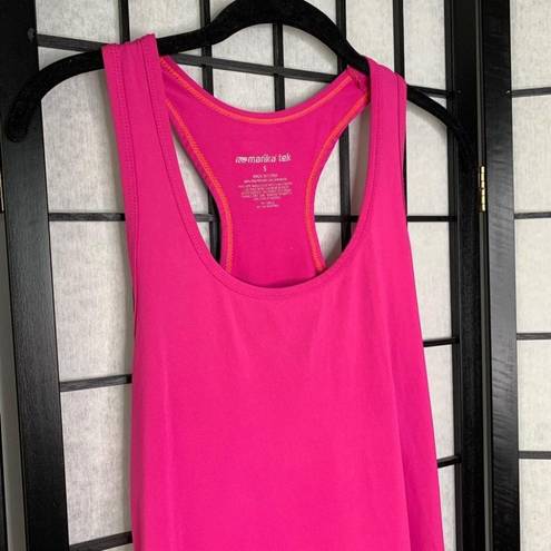 Marika tek  Athletic Yoga Workout Running Tank Top Pink Small