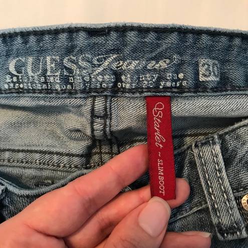 Guess 🌷 Starlett Slimboot Jeans Light Wash Sz 30