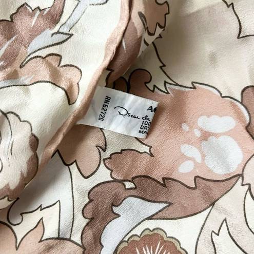 Oscar de la Renta  Vintage Silk Scarf