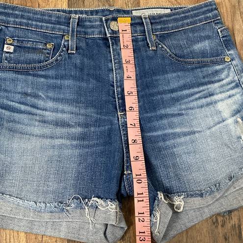 AG Adriano Goldschmied  Hailey Roll Up Ex Boyfriend Denim Short Size 26