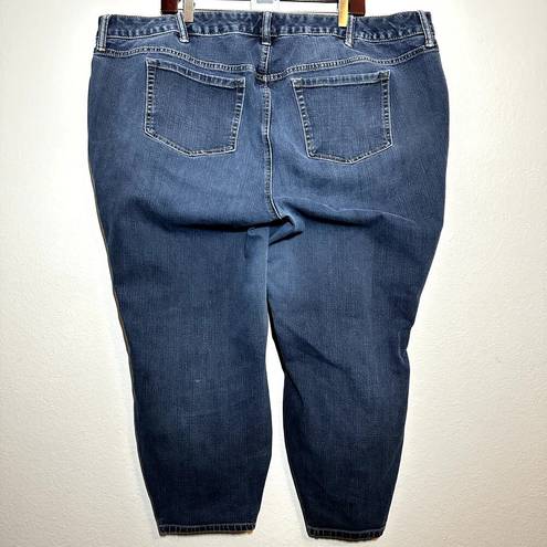 Torrid  Sky High Skinny Premium Stretch Jeans Cropped Whisker Medium Wash 26R