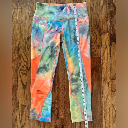 ABS Allen Schwartz NWOT Women’s ABS Neon Leggings Sheer Side&Back