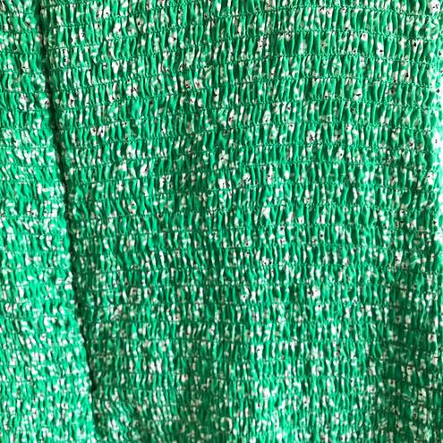 Likely Green White Ruffle Nina Dress 8