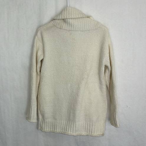 The Moon  and Madison XS. Cream turtle neck sweater.130