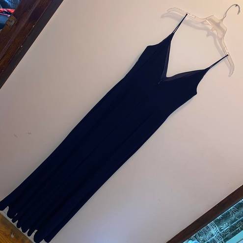 Jump NWOT Y2K 2000s  Apparel Size 5/6 Navy Blue Maxi Side Slit Formal Dress