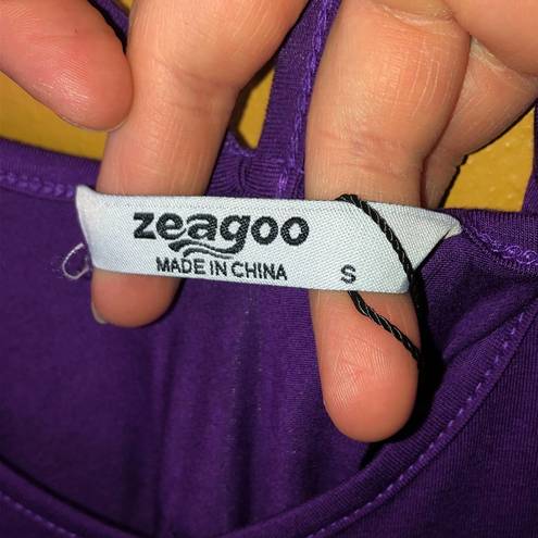 Zeagoo  Tank Top Purple Loose Fit, New, S