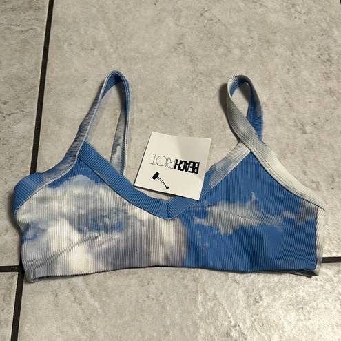 Beach Riot NWT  Azure Cloud Bikini Set