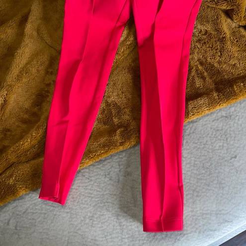 Balenciaga  Red Logo Waistband Leggings