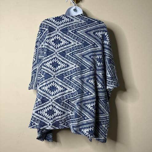 Divided  H&M Blue/White Aztec Cardigan XS