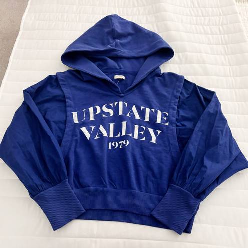 Anthropologie Pilcro Upstate Valley Mixed Media Hoodie 