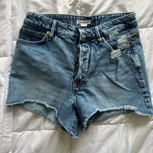 Good American  Bombshell Denim Shorts