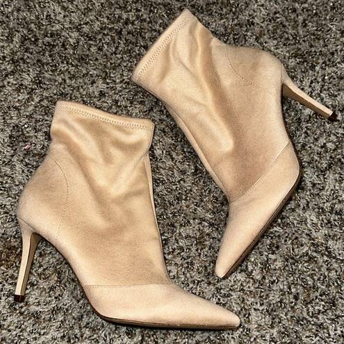 Jessica Simpson  Suede Heeled Booties Grijalva Boots