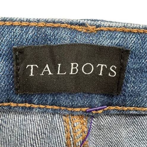 Talbots  High Waist Straight Leg Modern Ankle Denim Jeans Blue Womens Size 4