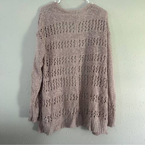 Maurice's  Pink Cardigan Casual Comfy Large Pastel