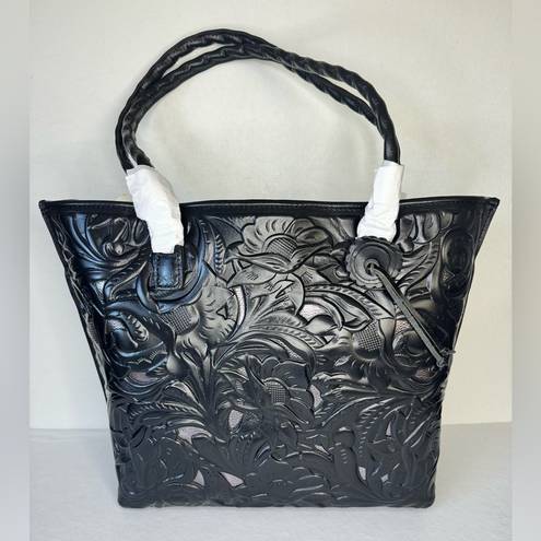 Patricia Nash  Adeline Burnished Cutout Tooled Tote casual classic style summer