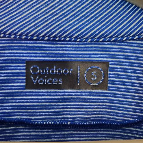 Outdoor Voices Striped Pullover Sweater size small