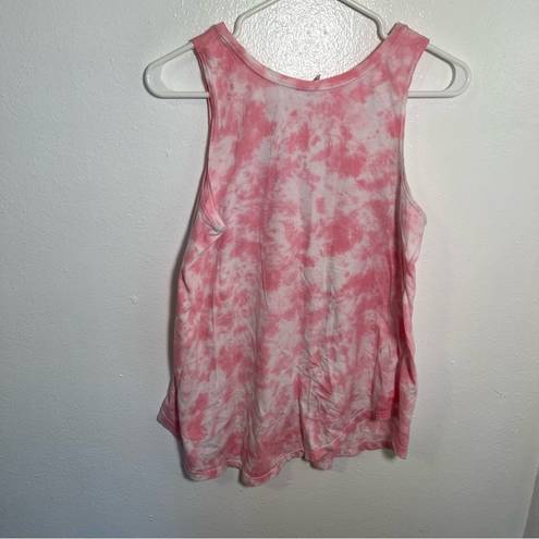 Simply Southern  Tie Dye Tank Top Pink Teal M