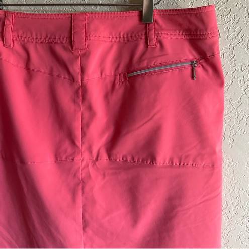 GGBlue Luxe Sport Skorts in Salmon Pink Size 12 Pleated Skirt Golf Pickleball