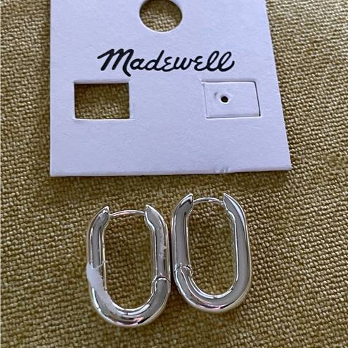 Madewell  Carabiner Medium Hoop Earrings