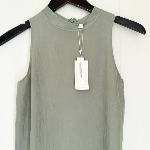 Vince  Rib Trim Camisole in Sage Color XXS