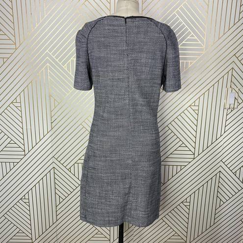 Maison Scotch  Rendez Vous Tweed Shift Dress Grey