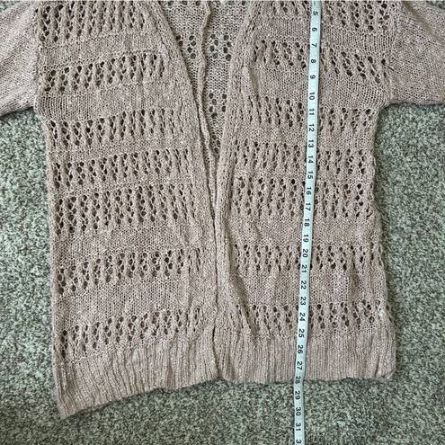 Maurice's  Pink Cardigan Casual Comfy Large Pastel