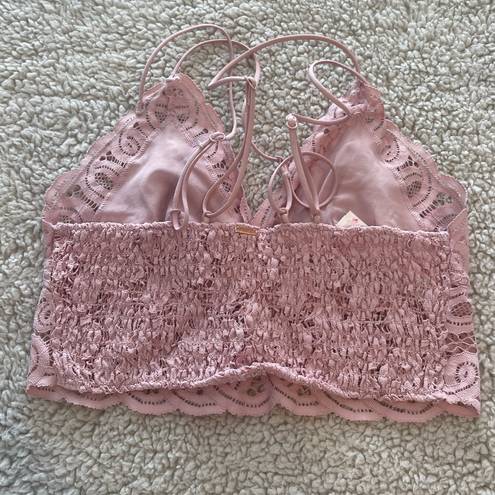 PINK - Victoria's Secret Pink Victoria’s Secret Light Pink lace Bralette  