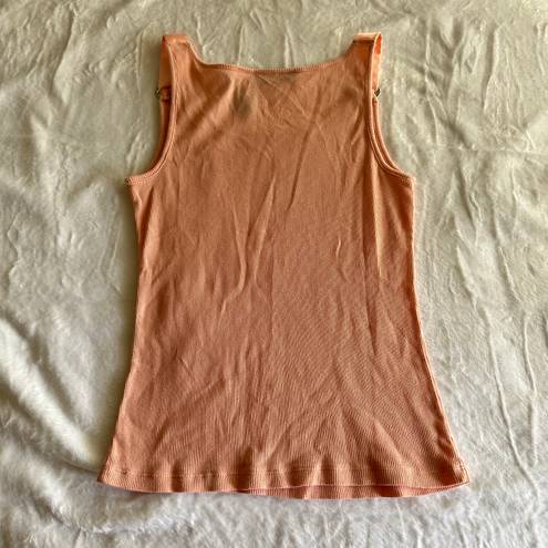 DKNY Vintage  Jeans Pink Heart Tank Top