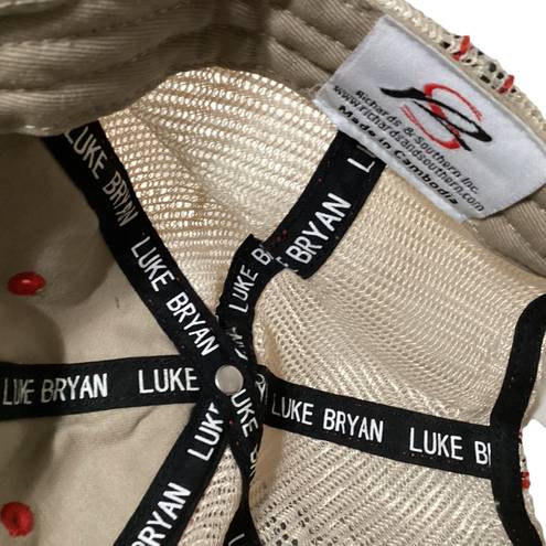 Luke Bryan Kick The Dust Up Trucker's Hat. Lightweight mesh previously loved