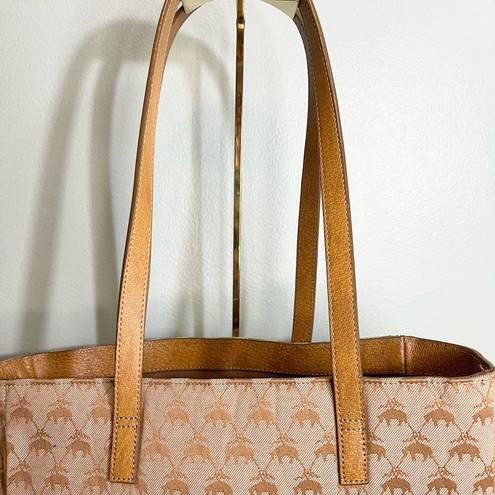 Brooks Brothers  Golden Fleece Tan Logo Tote Bag