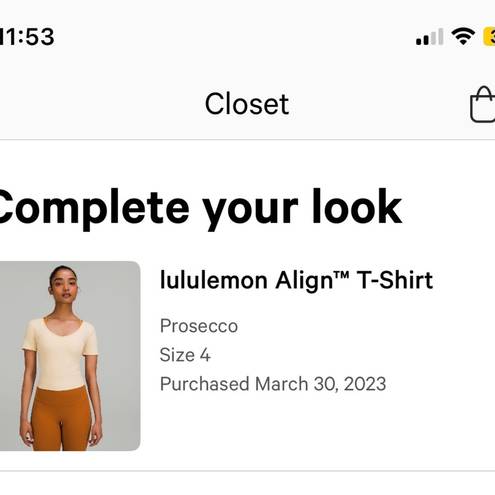 Lululemon  align t-shirt