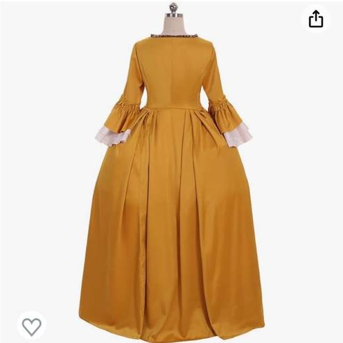 Rococo New Outlander yellow  maxi dress