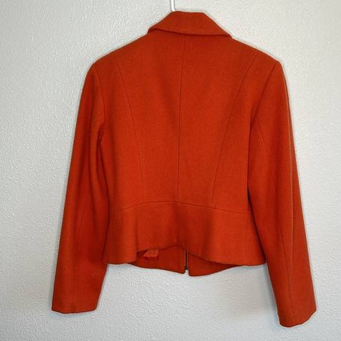 Krass&co CASUAL CORNER &  Orange Wool Blend Zippered Jacket