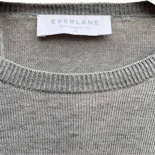 Everlane  Linen Crewneck Sweater Grey Size XS