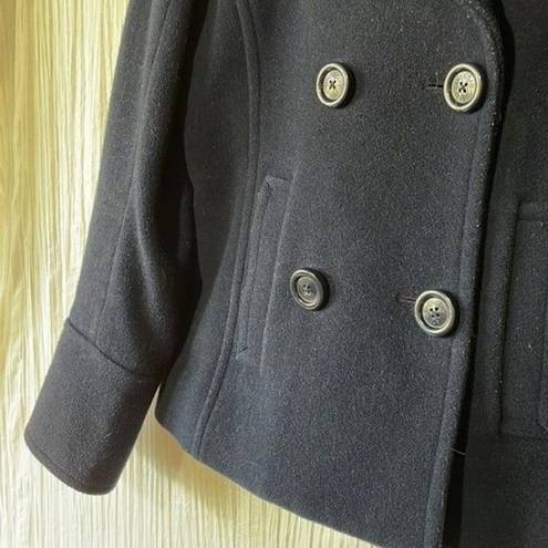 American Eagle  Outfitters Pea Coat Navy Wool Blend Medium