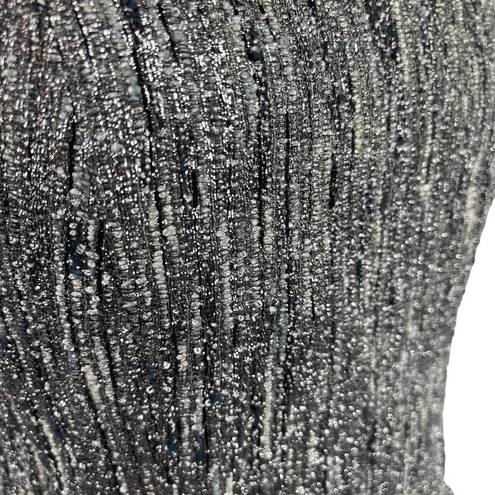 Hunter Bell  Womens Size 4 Grace Dress Strapless Cocktail Gray Silver Mini Gown